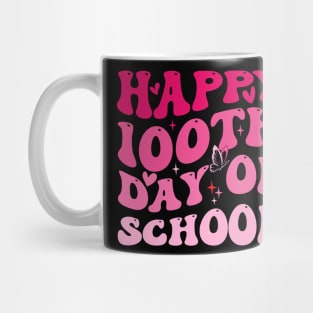 Happy 100th Day of School Groovy Cute Mug